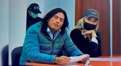 Nicolás Petro y Laura Ojeda