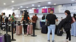 Ayer, durante el día, hubo normalidad en las operaciones del aeropuerto./ Foto: Stefany Peñaloza-La Opinión 