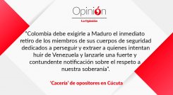 ‘Cacería’ de opositores en Cúcuta