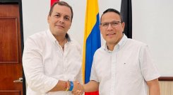 William Correa (izquierda), director del IMRD.