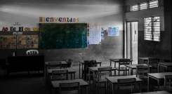 Las aulas de 10 municipios del Catatumbo permanecen vacías por cuenta del conflicto armado. 