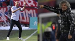 David González y Alberto Gamero, entrenadores colombianos. 