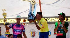 Eduin Becerra, campeón de la Vuelta al Táchira 2025. 