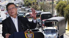 Gustavo Petro sobre el paro camionero