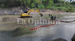 Plan de contingencia por derrame de petróleo: Foto // Cortesía de Aguas Kpital
