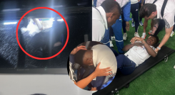 Bus Millonarios atacado en Santa Marta