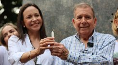 María Corina Machado y Edmundo González