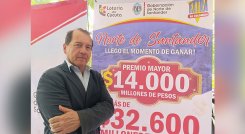 Mario Yepes del Portillo, presidente del Sorteo Extraordinario de Colombia, dijo que la Lotería de Cúcuta es un ícono./ Foto Leonardo Favio Oliveros-La Opinión