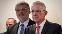 Juicio contra Álvaro Uribe. / Foto: Colprensa / La Opinión