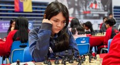 La 'reina' del ajedrez rojinegro cambió de aires representa al Valle.