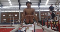 Joshua Atehortúa el gimnasta que representará a Norte de Santander.