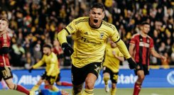 Juan Camilo Hernández, delantero del Columbus Crew SC. 