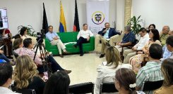 En febrero de este año, las altas cortes se reunieron con jueces del Catatumbo para evaluar la situación en esa zona. /Foto: Archivo La Opinión