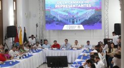 La comisión accidental de la Cámara sesionó en Cúcuta./Foto Carlos Ramírez-La Opinión