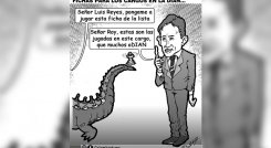 caricatura del jueves 20 de febrero de 2025. 