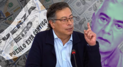 Gustavo Petro y Papá Pitufo