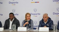 Patricia Duque, ministra del deporte, tiene tarea difícil.