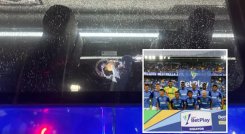 Atacan bus de Millonarios