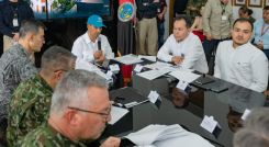 Pedro Sánchez, nuevo ministro de Defensa, visitó Cúcuta por primera vez. 