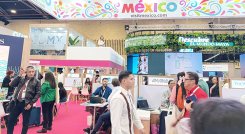 Delegación de México en la Vitrina Turística de Anato 2025. / Foto Leonardo Favio Oliveros-La Opinión
