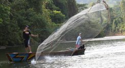 Río Catatumbo  a la altura del corregimiento de La Gabarra