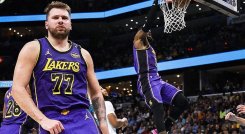 Luka Doncic jugador esloveno y figura de los Lakers de los Ángeles.