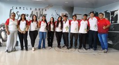 Este es el equipo de tiro con arco de que viajó al Interligas.