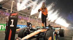 El australiano hizo una gran carrera superando a Max Verstappen.