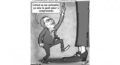 Caricatura del 10 de abril.