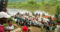 La Agencia de Desarrollo Rural coordina la entrega de canastas alimentarias en los resguardos indígenas del Catatumbo.
