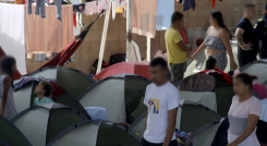 Desplazados del Catatumbo en Cúcuta.