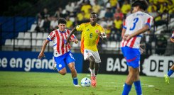 Colombia vs. Paraguay, Sudamericano Sub-17  2025. 