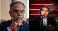Armando Benedetti y Laura Sarabia