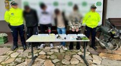Detienen a cuatro miembros del Tren de Aragua: querían expandir el grupo. / Foto: Cortesía.