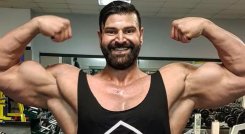 Vittorio Pirbazari actor y fisicoculturista