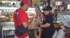 Venta de carnes. / Foto Nicolás Angarita-La Opinión