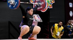 Yairan Sofía Tysforod Rivas, campeona mundial juvenil en los +87 kilos. 