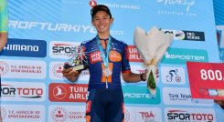 El joven ciclista cafetero fue la revelación en la competencia.