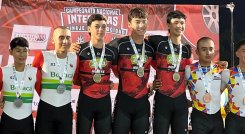 El equipo de Norte ganó el oro en el, relevo del Interligas