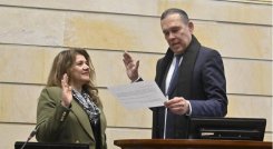 La senadora cucuteña Lorena Ríos llega a la primera vicepresidencia del Senado./Foto cortesía