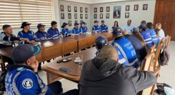 Aprendices del SENA refuerzan los equipos de control del tráfico vehicular en Ocaña.