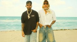 Ritmo, sol y romance: el nuevo golpe tropical de Nicky Jam y Beéle.