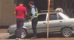 Agente de tránsito. 