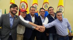 Los exmandatarios que buscarán un cupo en la carrera presidencial del 2026./Foto cortesía