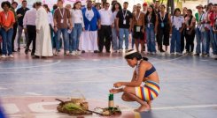 Los jóvenes de varios países consolidaron las propuestas para lograr la convivencia pacífica de los pueblos en paz con la naturaleza. / Foto Cortesía