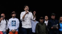 Miguel Uribe solo tenía tres escoltas el día que sufrió el atentado./Foto archivo