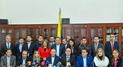 Partidos de oposición de independientes no reconocen al presidente Gustavo Petro./Foto cortesía