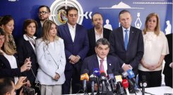 Los partidos de oposición e independientes se reunieron con el procurador general./Foto cortesía