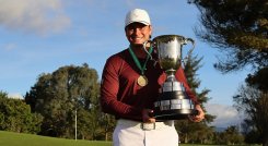 Carlos Ardila Conde, golfista cucuteño, número uno de Colombia aficionado.