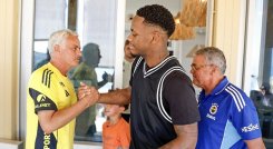 Jhon Jader Durán se presentó este miércoles ante  José Mourinho.